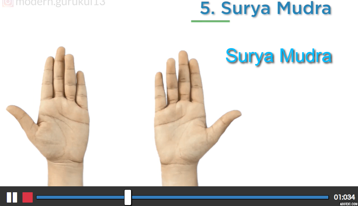relax with mudras